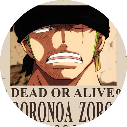Roronoa Zoro wanted poster
